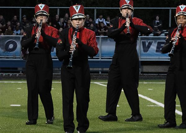 Crofton High School Marching Band Performing